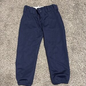 Girls Navy Blue softball pants